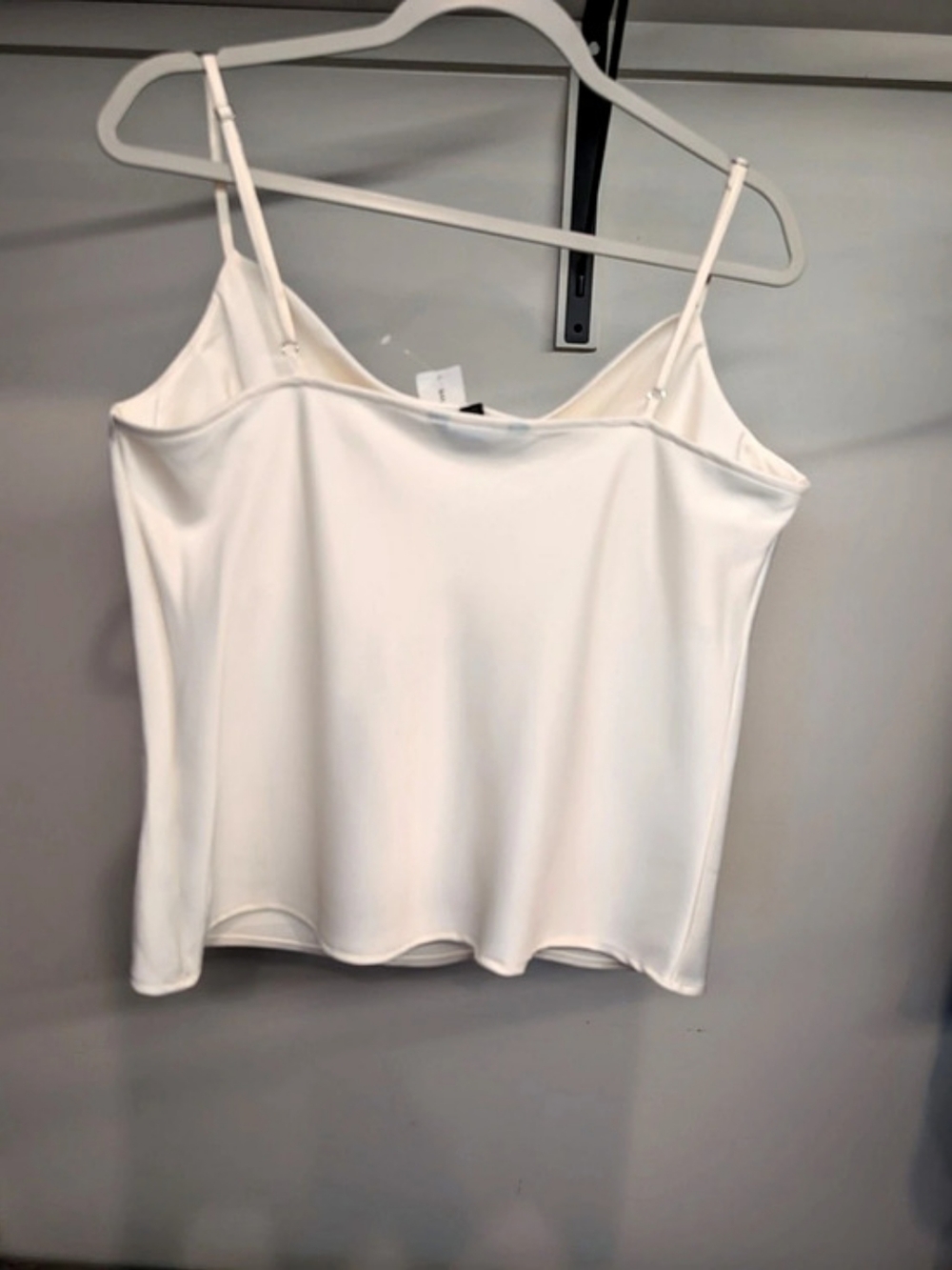 Banana Republic Silky Cowl-Neck Camisole White Medium